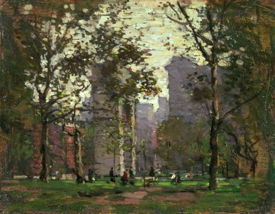 Washington Square, New York by Paul Cornoyer